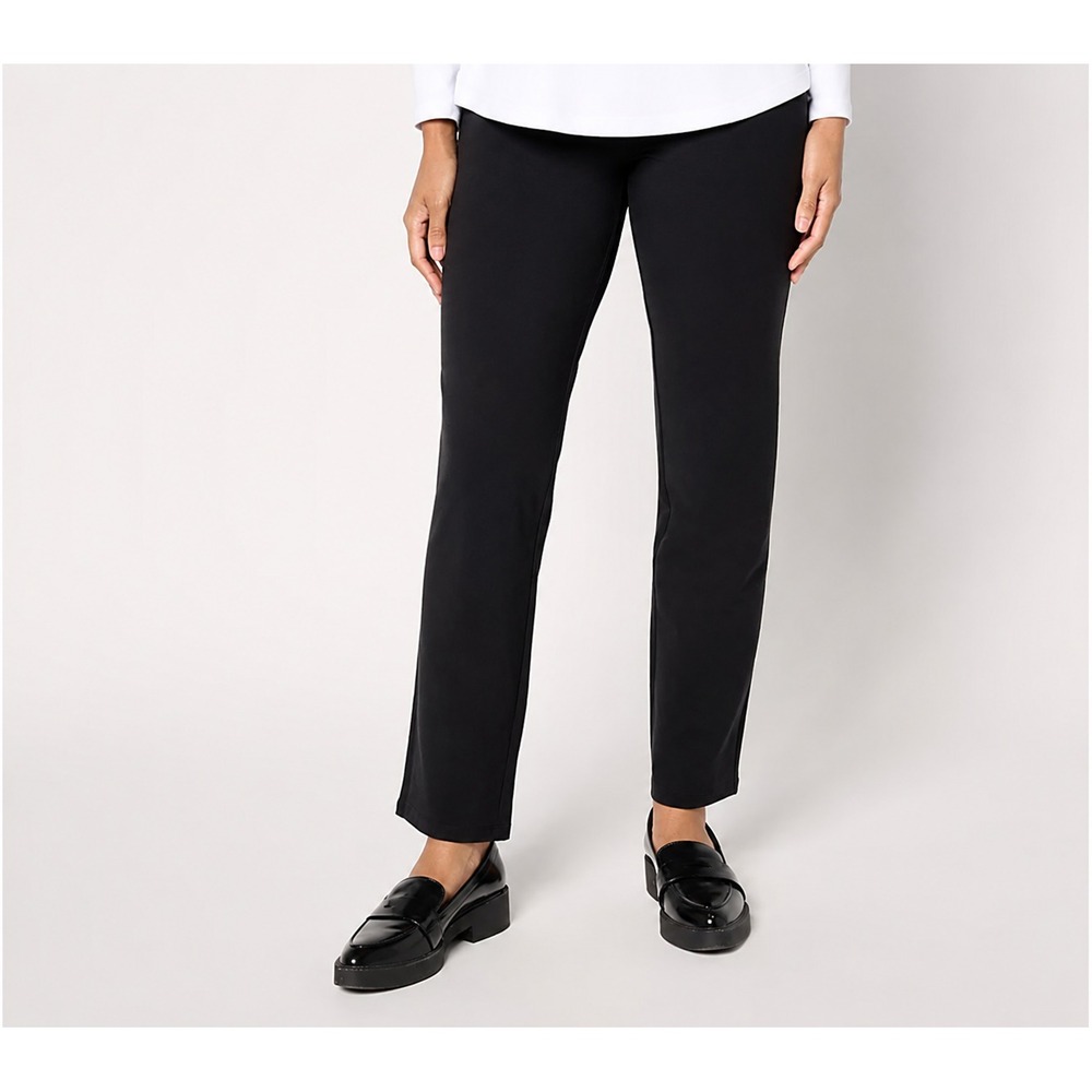 "As Is" Women With Control Regular Tummy Control TUSHY LIFTER Pants Black,Medium
